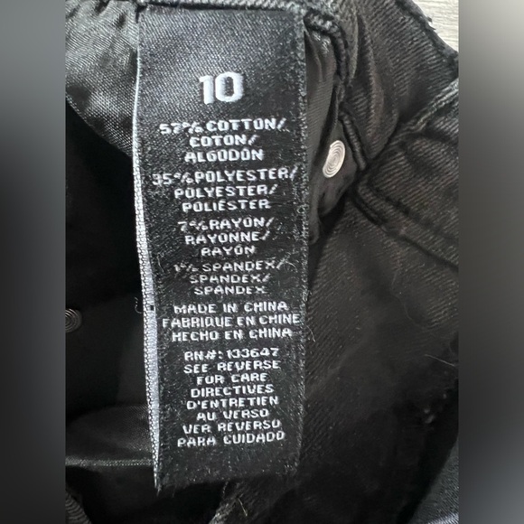 Project civility distressed straight leg jeans in color storm. Size 10 NWT! - Picture 8 of 9